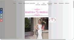 Desktop Screenshot of marthabridal.com